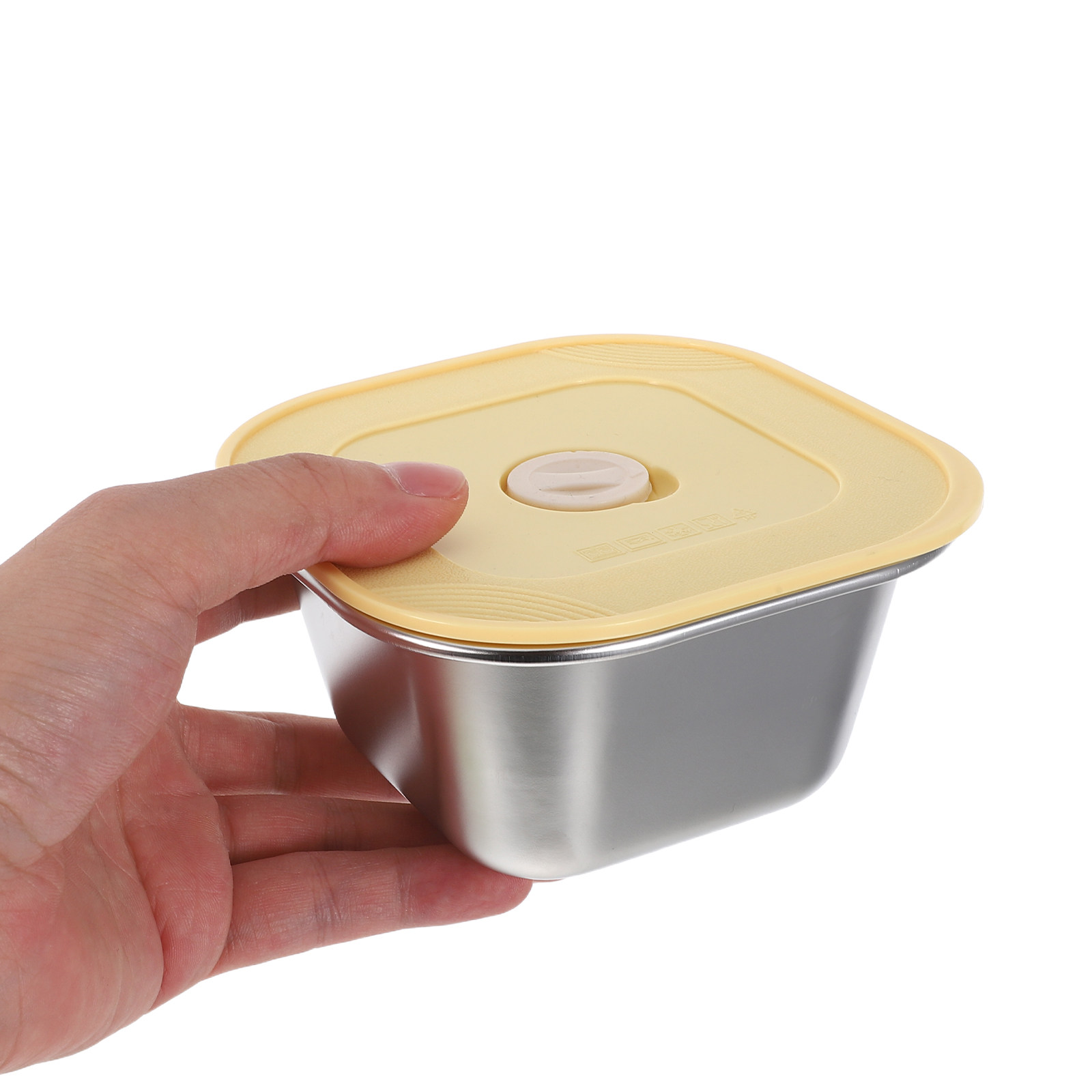 Meal Prep Box - 3Pcs Stainless Steel Snack Containers Stackable