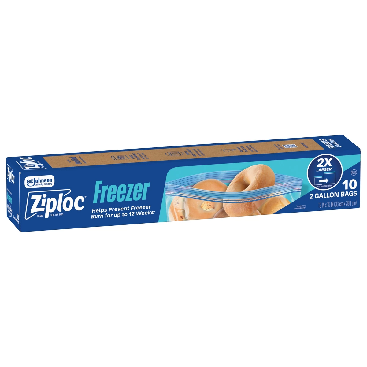 Meal Prep Ziploc Bags - Ziploc Two Gallon Freezer Bags for