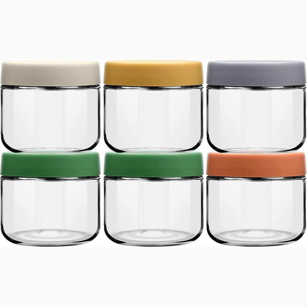 Meal Prep Overnight Oats - 10oz Glass Overnight Oats Jars with
