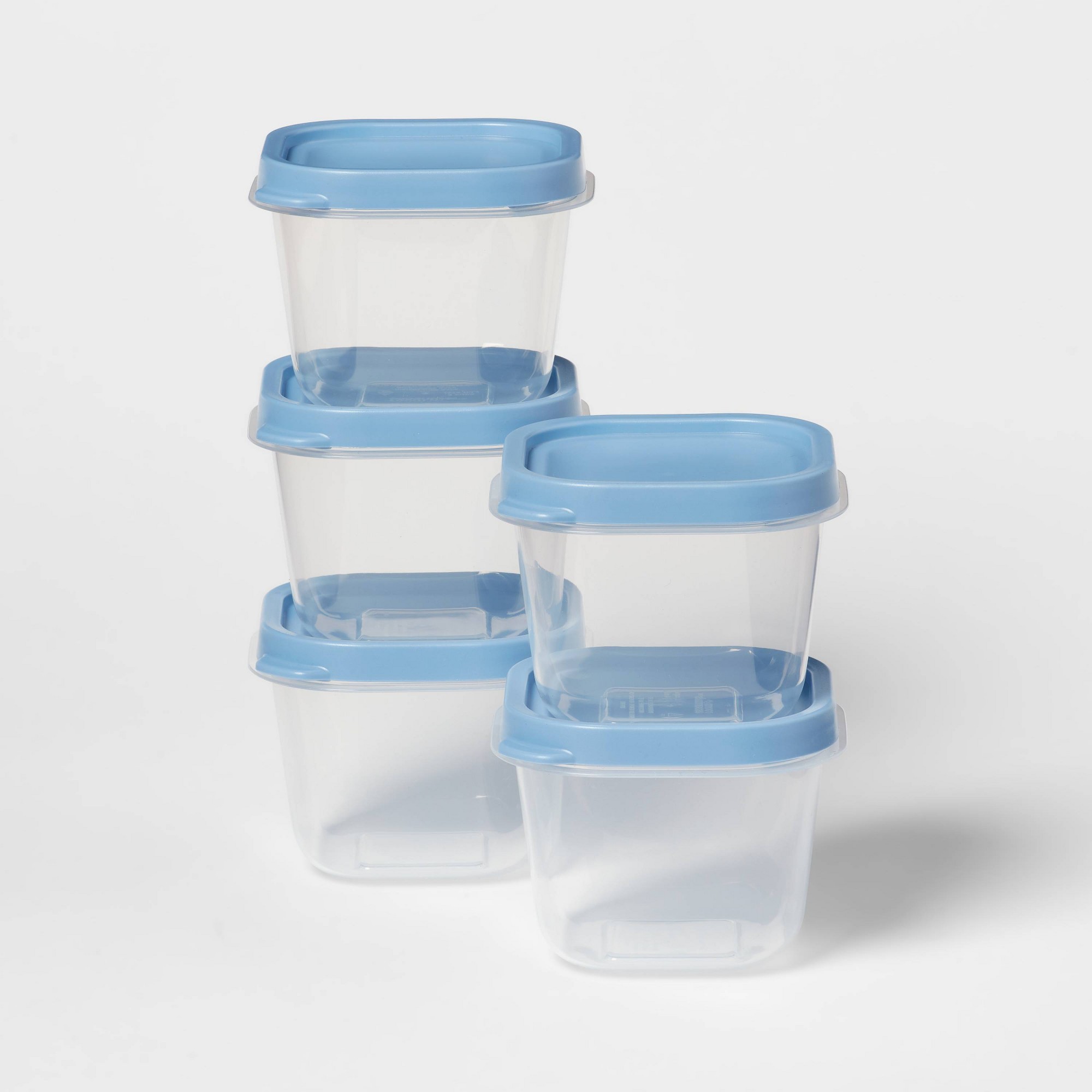 10pcs Blue Plastic Food Storag - Meal Prep Box ulasan dan harga