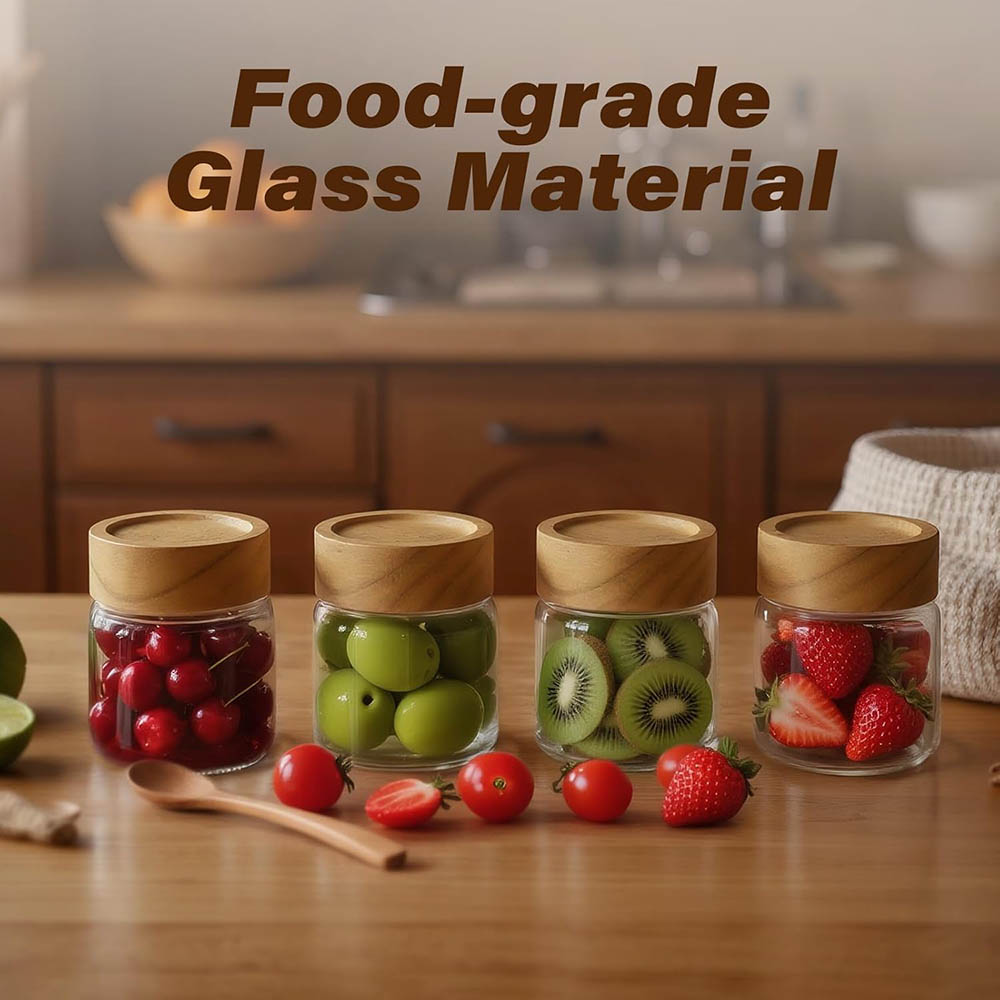 6oz Airtight Food Sealed Jars  - Meal Prep Overnight Oats ulasan dan harga