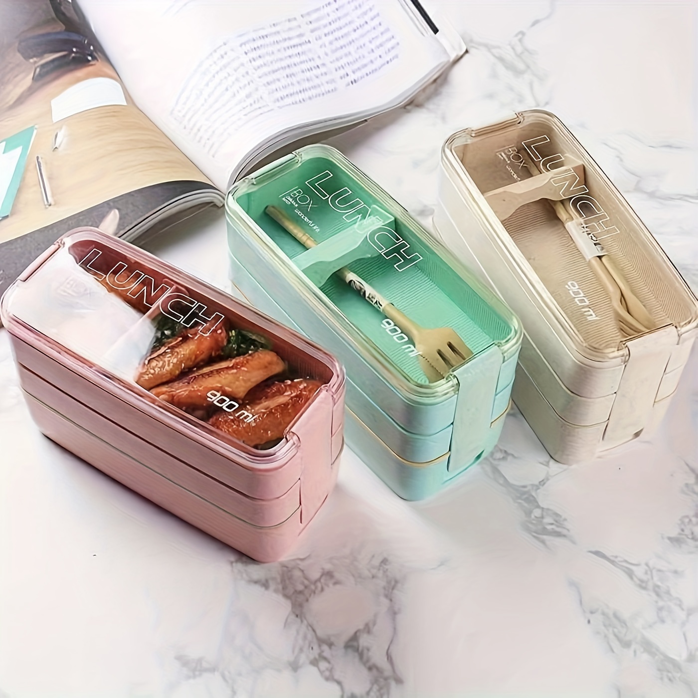 3 Layer Lunch Box Healthy Mate - Meal Prep Box ulasan dan harga