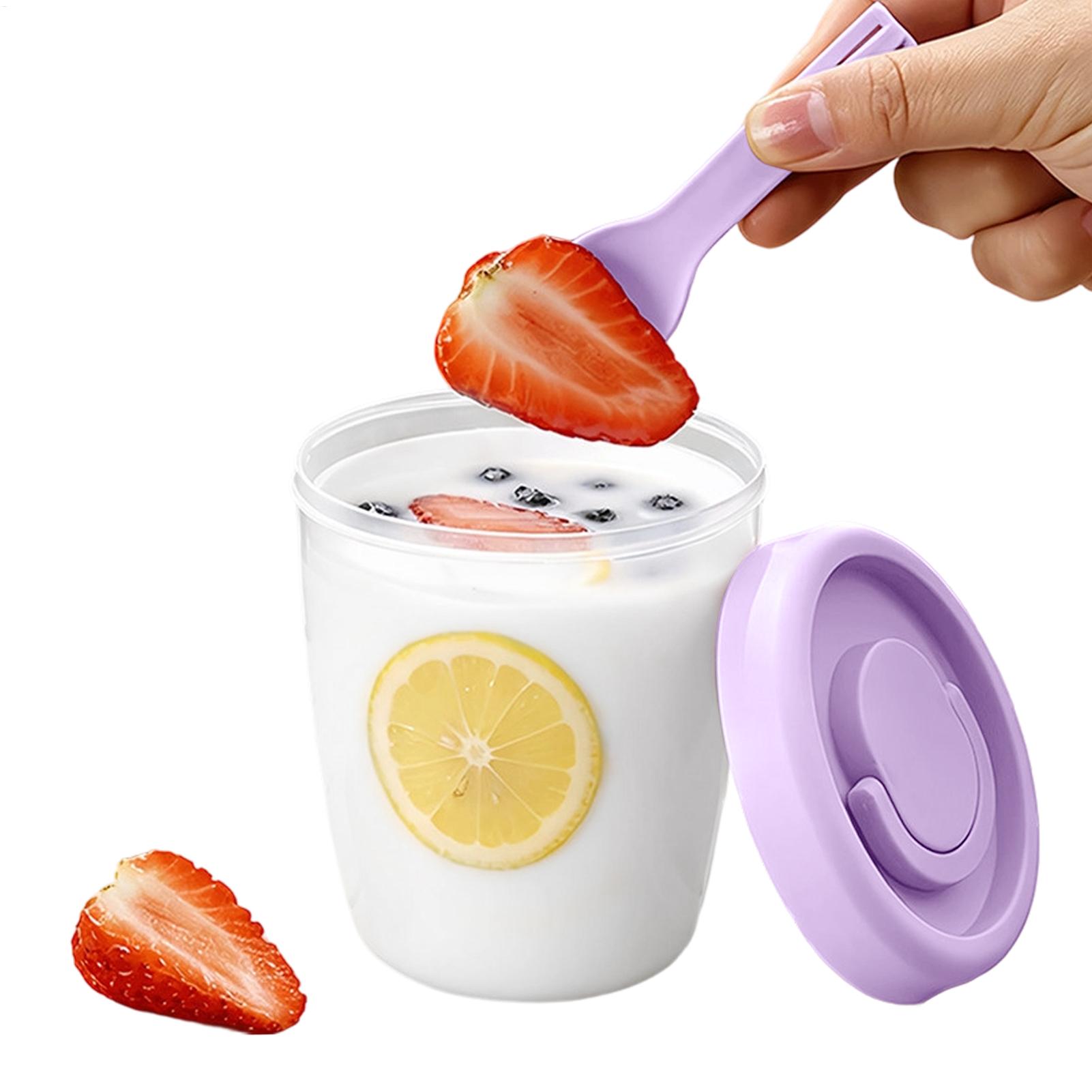 Yogurt Containers with Lids Ai - Meal Prep Overnight Oats ulasan dan harga