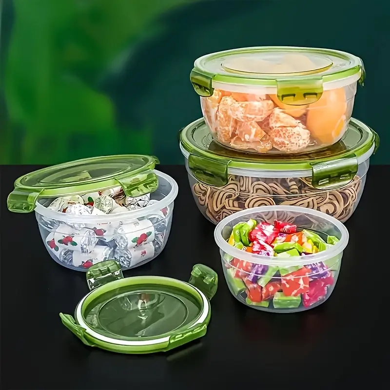 4 Plastic Food Storage Contain - Meal Prep Box ulasan dan harga