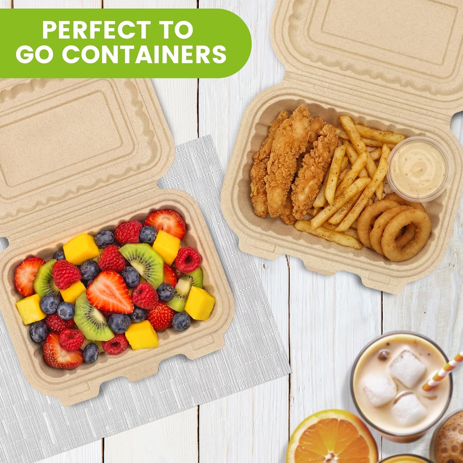 50 Pack 16oz Clamshell Take Ou - Meal Prep Box ulasan dan harga