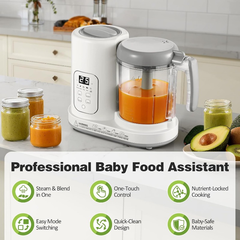 Baby Food Maker Steamer Blende - Meal Prep Youtube ulasan dan harga