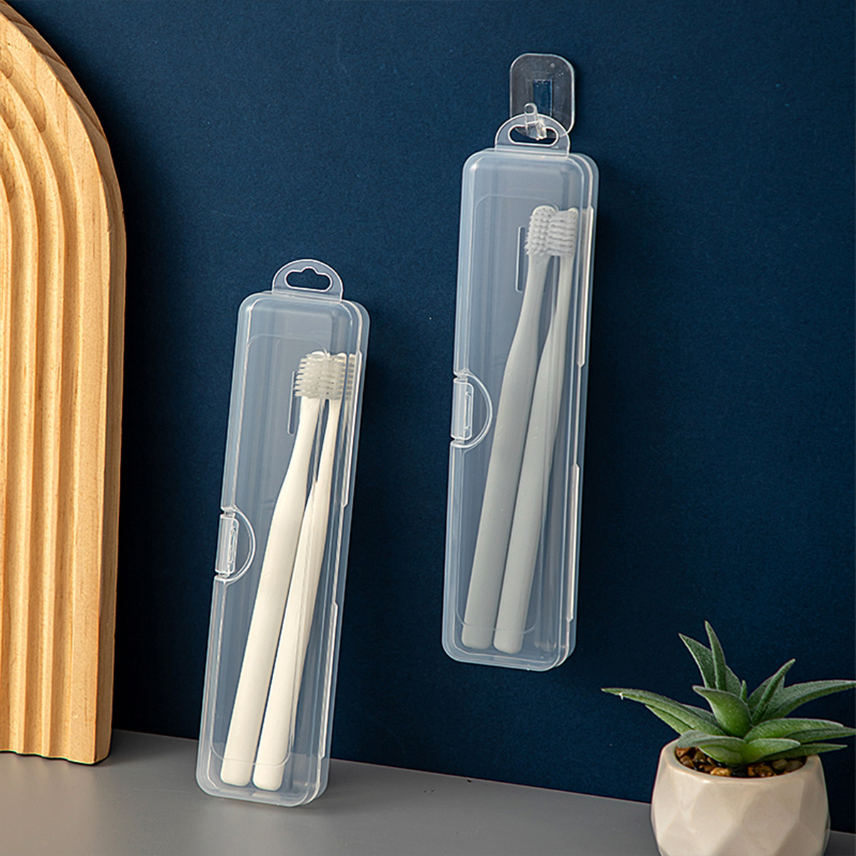 WORTHBUY Toothbrush Box Transp - Meal Prep Box ulasan dan harga