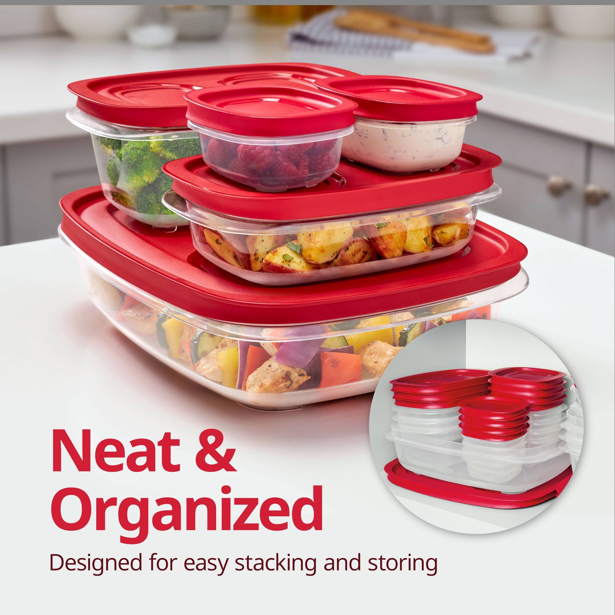 5.26 Cup Rectangular Food Stor - Meal Prep Box ulasan dan harga