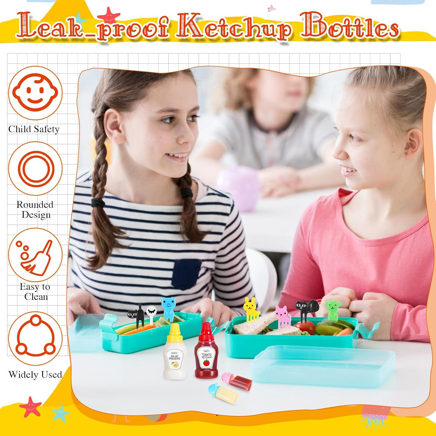 Kids Bento Lunch Box Accessori - Sauce Squeeze Bottle ulasan dan harga