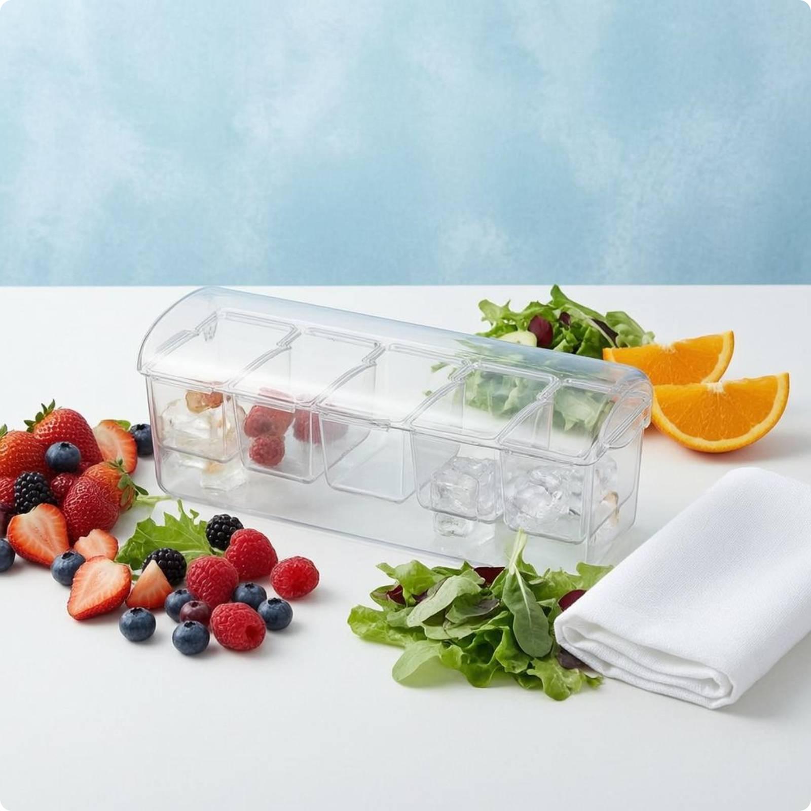 Airtight Salad Storage Box Rec - Meal Prep Box ulasan dan harga