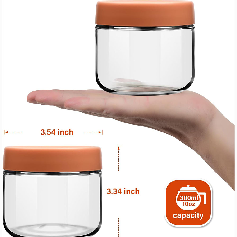 10oz Glass Overnight Oats Jars - Meal Prep Overnight Oats ulasan dan harga