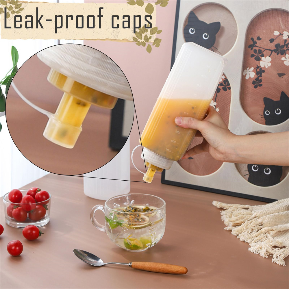 1pack 800/1000ml Plastic Squee - Sauce Squeeze Bottle ulasan dan harga